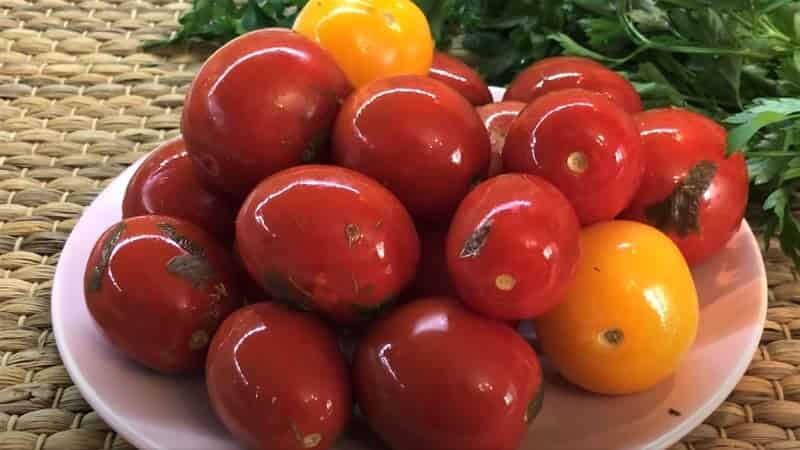 как засолить помидоры в кастрюле